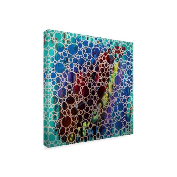 Hilary Winfield 'Dimension Bubbles Abstract' Canvas Art,18x18